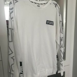 long sleeved sweatshirt side zips